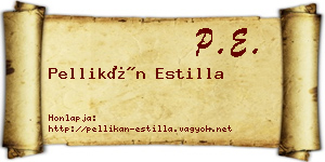 Pellikán Estilla névjegykártya